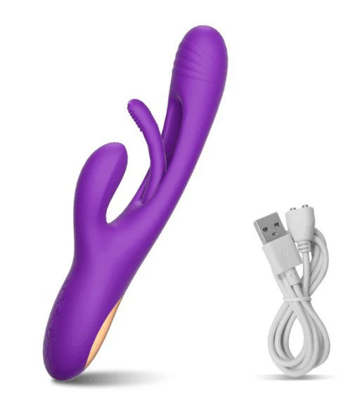 Velvet Rechargeable Silicone Personal Massager with Suction Function - Image 10