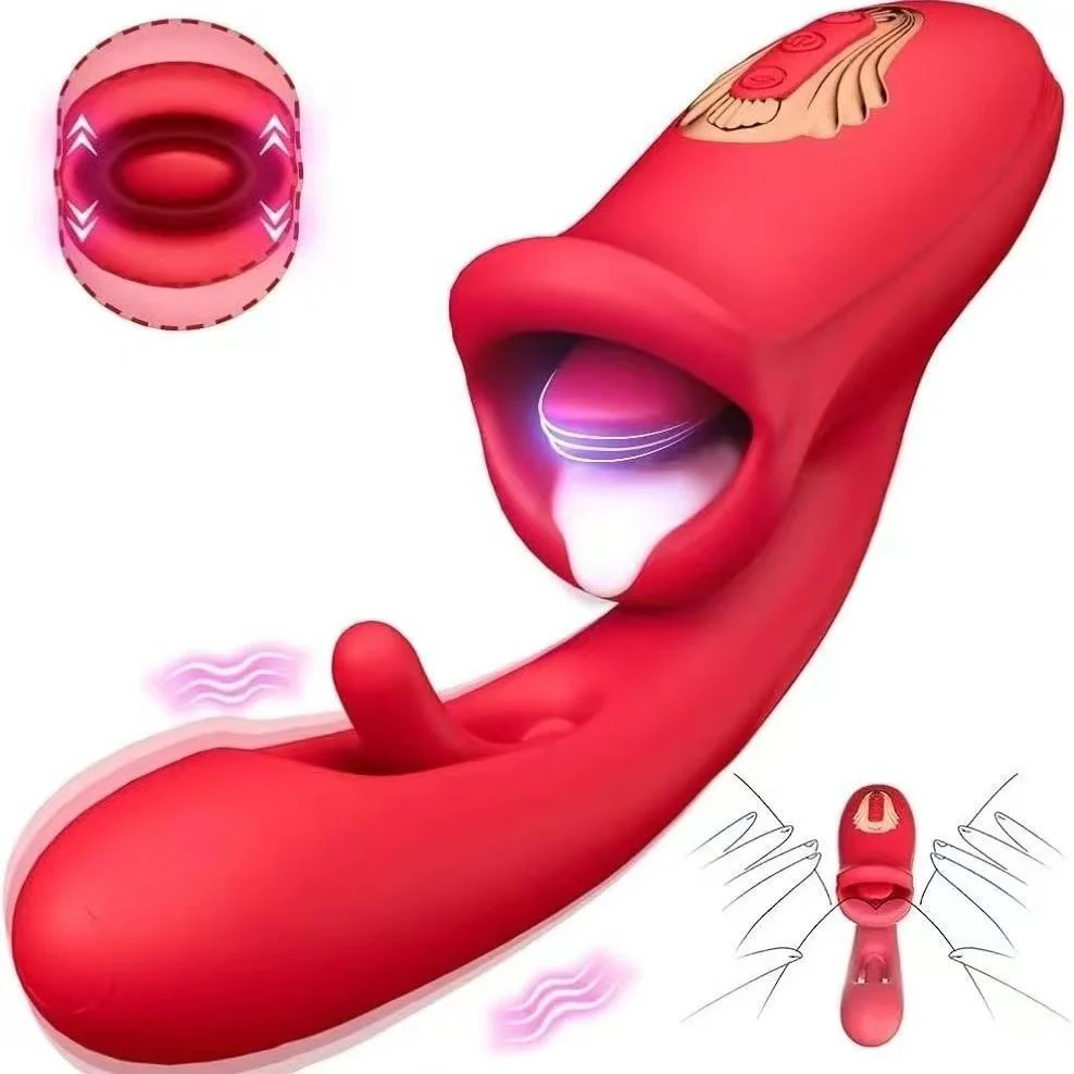 Velvet Rechargeable Silicone Personal Massager with Suction Function - Image 21