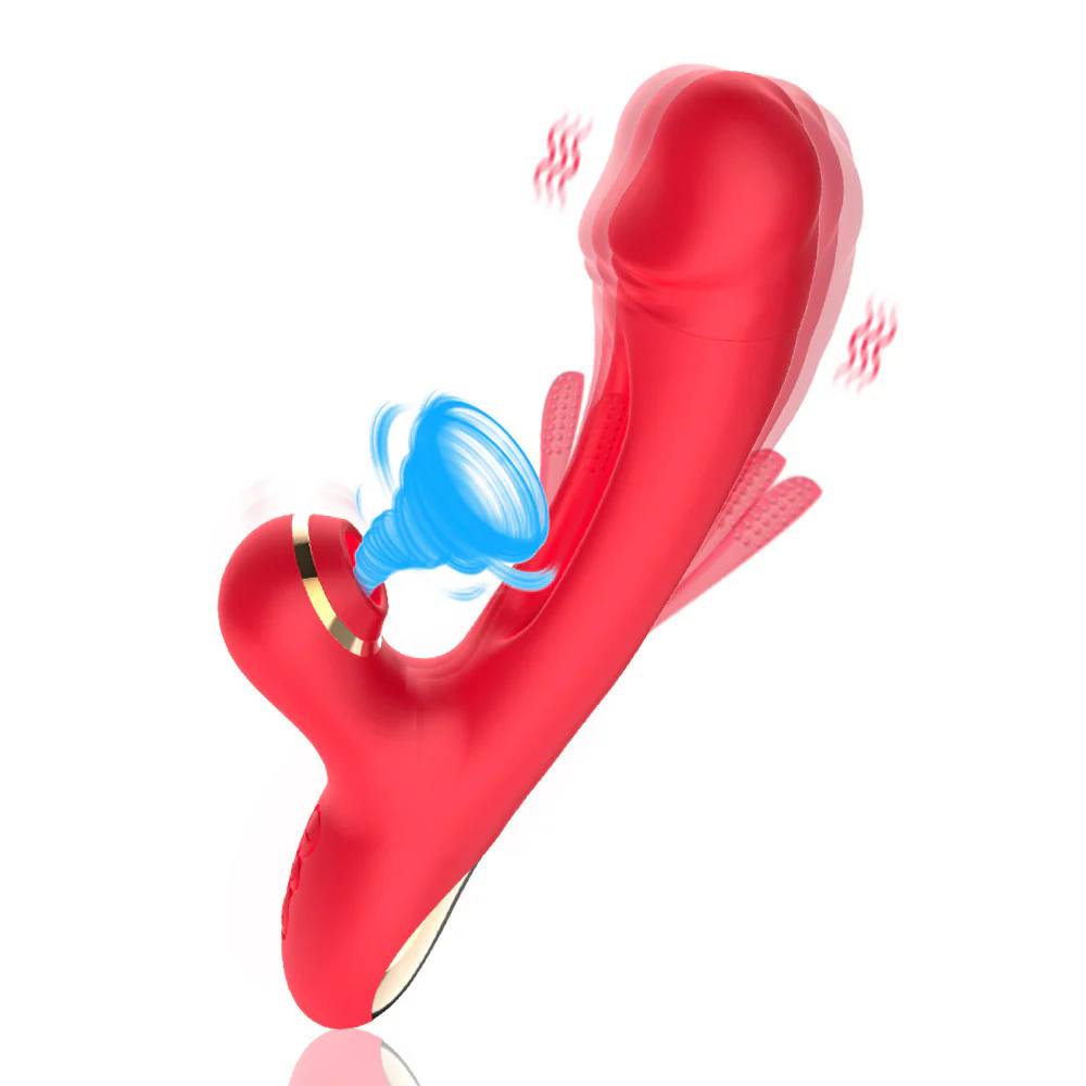 Velvet Rechargeable Silicone Personal Massager with Suction Function - Image 3