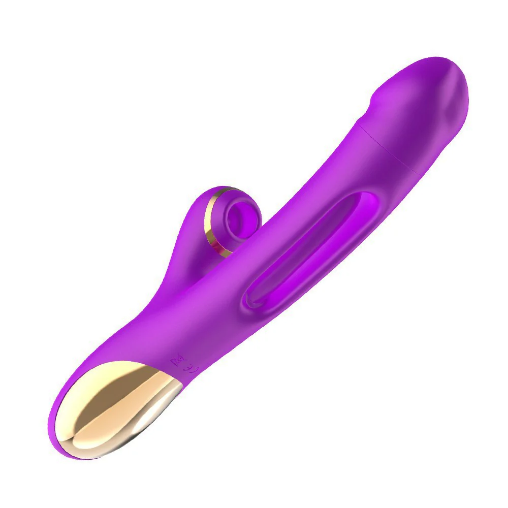 Velvet Rechargeable Silicone Personal Massager with Suction Function - Image 5