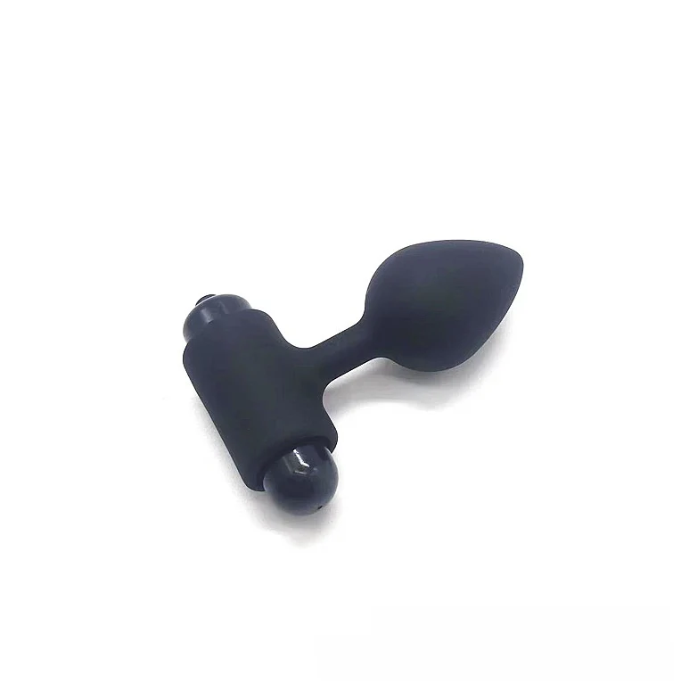 Velvet Silicone Anal Plug Vibrator - Image 3