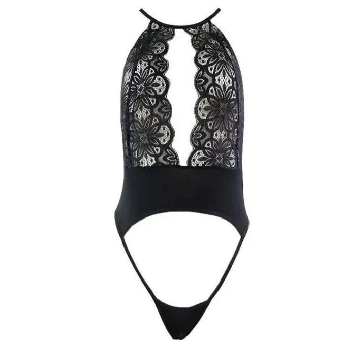 Velvet Halo Lace Bodysuit - Image 6